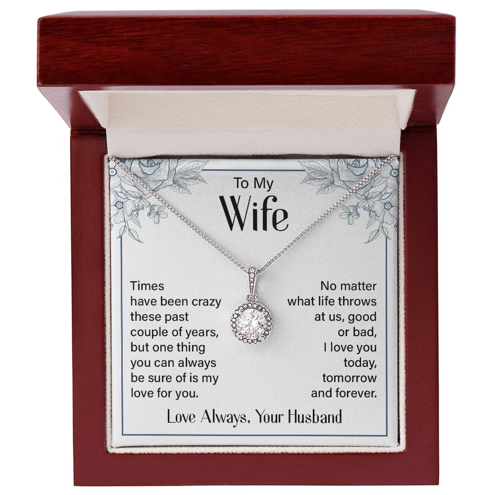 Eternal Hope Necklace for Wife with Romantic Message Card from Husband