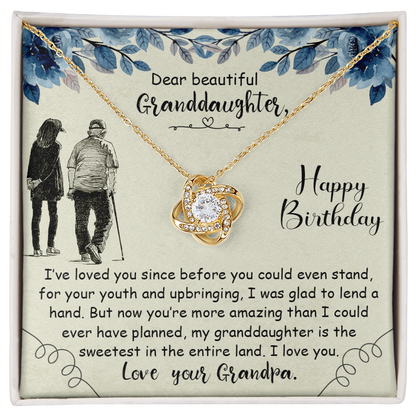 Eternal Hope Necklace crystal pendant close up - granddaughter birthday jewelry