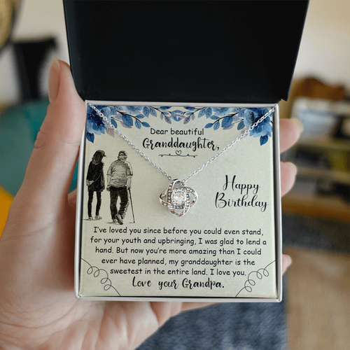 Eternal Hope Necklace granddaughter birthday gift box from grandpa